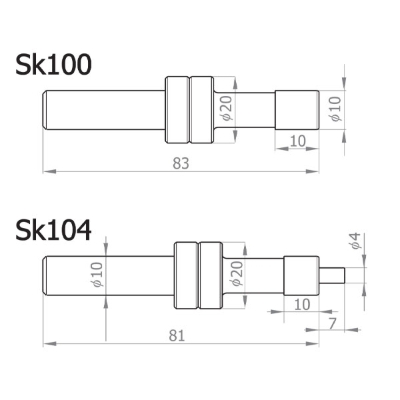 شماتیک مماس یاب مکانیکی مدل SK10