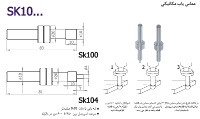 مماس یاب مکانیکی SK10