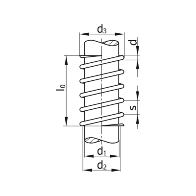 تصویر فنر نگهدارنده قفسه ساچمه مدل E364