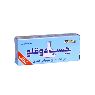 چسب دوقلو شفاف غفاری
