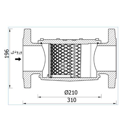 فیلتر گاز مدل SET351-DN65