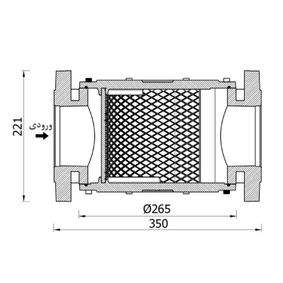 فیلتر گاز | SET351/DN100/5/T34